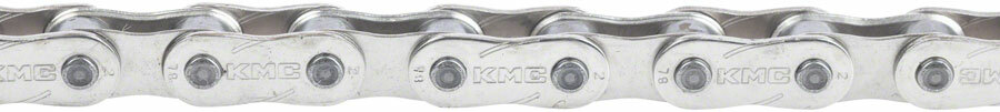 KMC Z1eHX Wide Chain – Single Speed 1/2″ x 1/8″, 112 Links, Silver