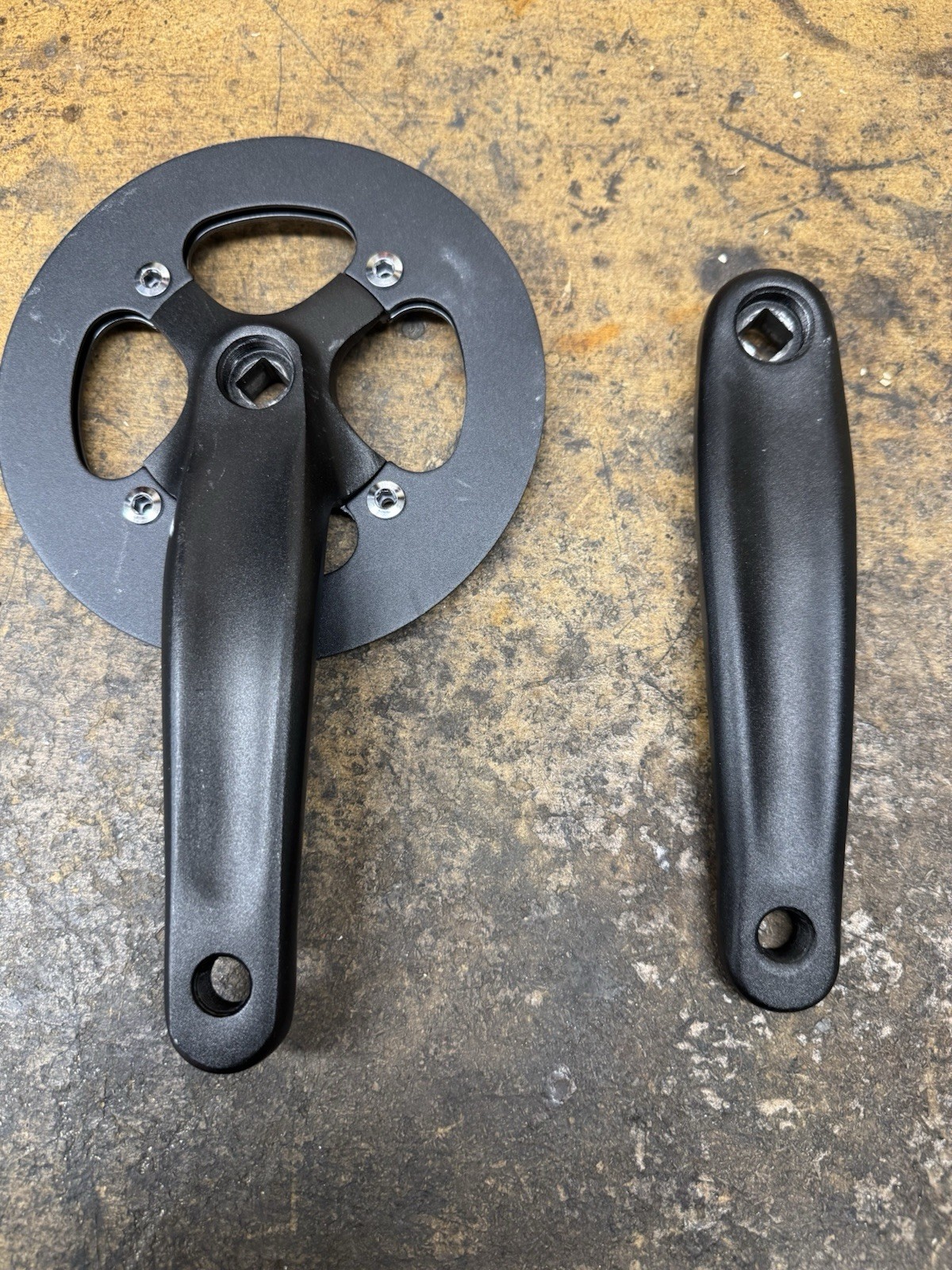 OEM Crankset Alloy , 170mm , 104 , Square Taper , Single Speed , 40 Tooth Ring