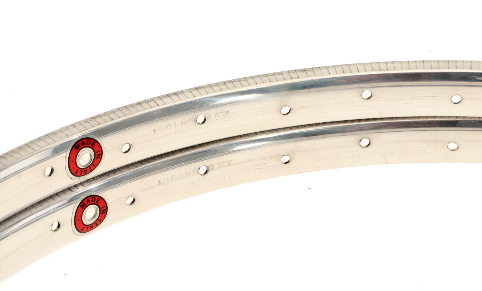 Nisi Polished Chrome 20″ Alloy Rims Pair 36H BMX Recumbent 451mm BSD NEW NOS