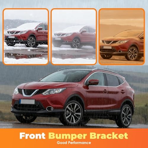 1 Pair Front Bumper Mounting Brackets Compatible with 2014-2019 Rogue Left and