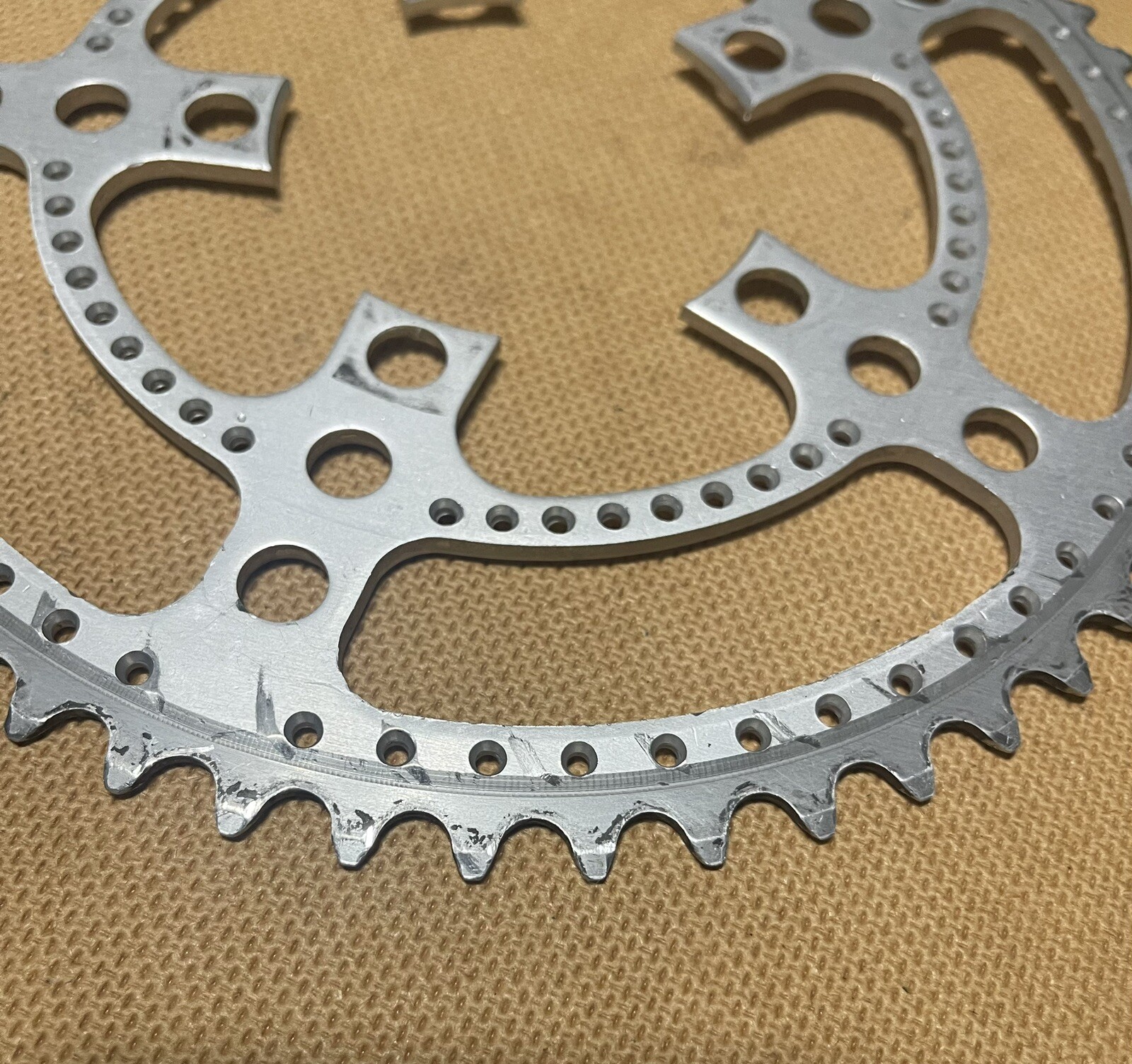 Vintage Stronglight Chainring 52T Drillium 86 BCD