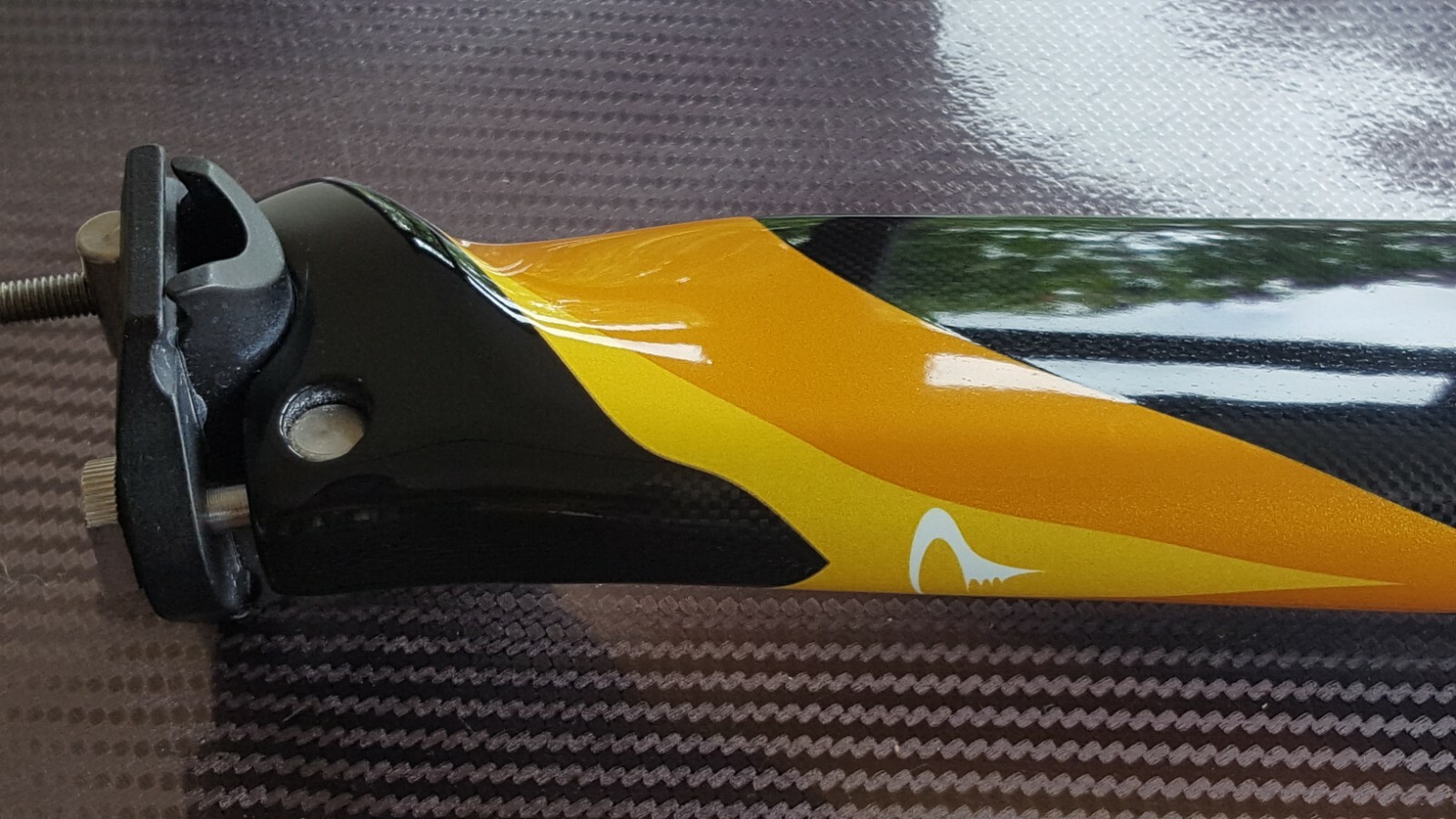 PINARELLO Carbon Aero Seatpost (BLACK/GOLD) Zero Setback 23mm x 60mm (NEW)
