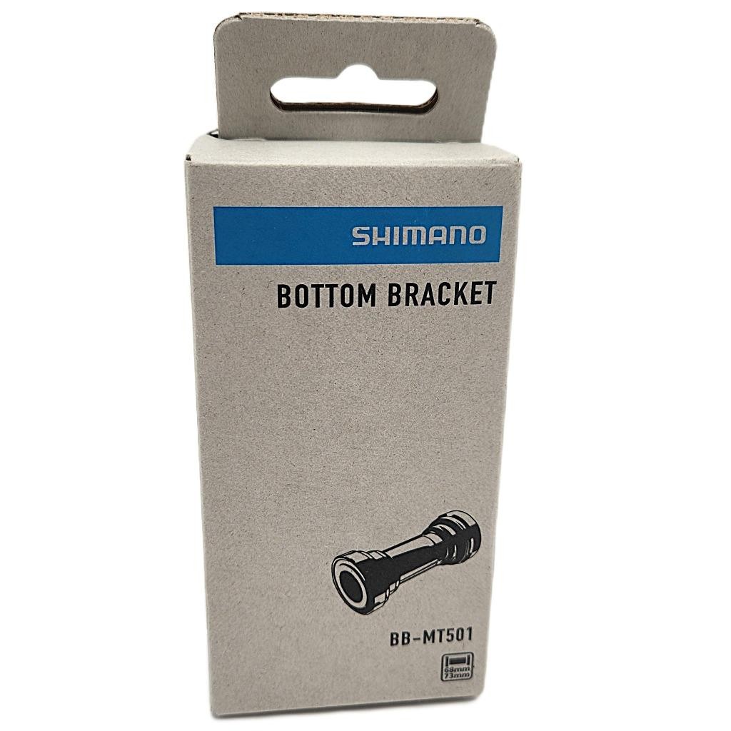 Shimano BB-MT501 English Bottom Bracket 68/73mm fits Hollowtech II Spindle Black