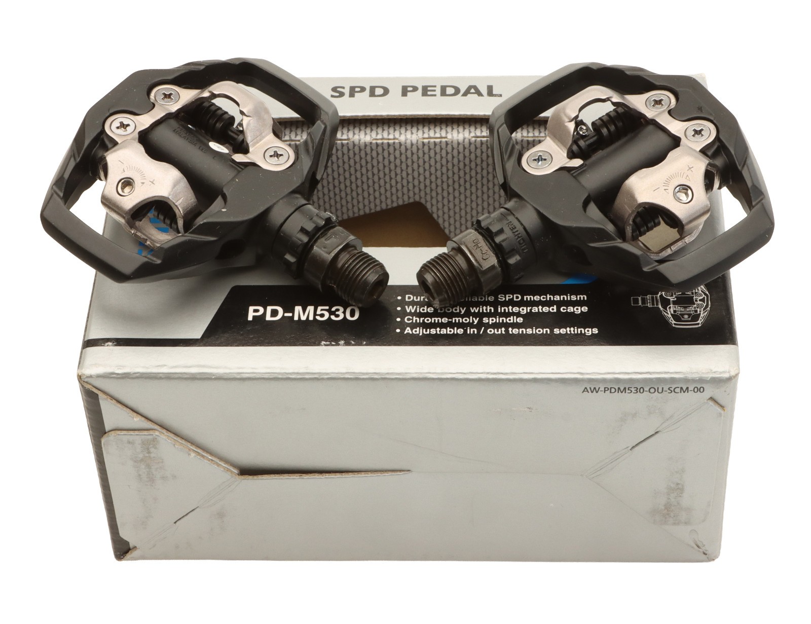 Shimano SPD PD-M530 Clipless MTB Bike Pedals 9/16″ NEW NOS NIB