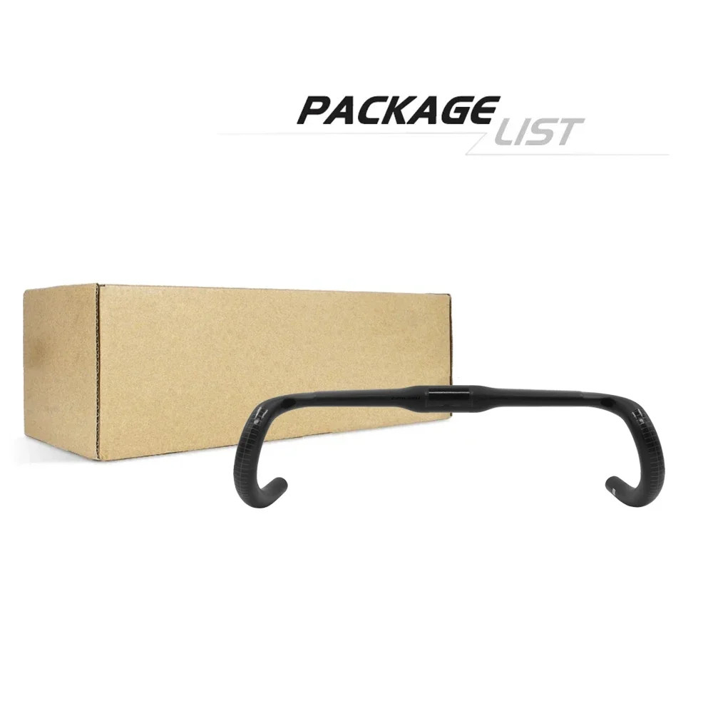Carbon Fiber Gravel Bike Handlebar 31.8mm Clamp 380mm 400mm 420mm 440mm