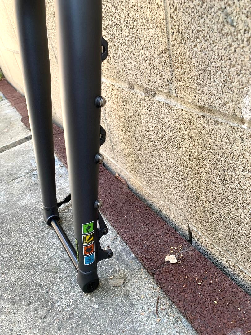 Grey FAT Bicycle Fork 1″ THREADLESS Disc For 26″ x 3.0-4.0 Wheel MTB BMX E-Bike