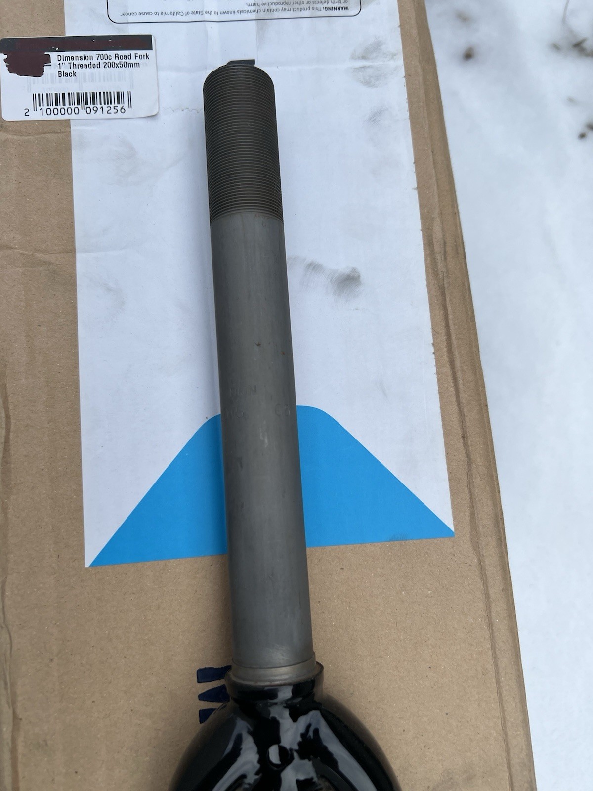 Dimension / MSW 1″ Threaded Road Fork QR 700c Unicrown