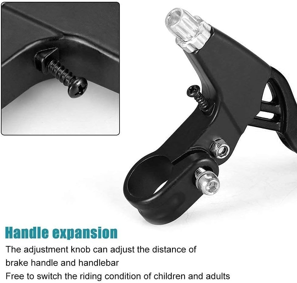 Ambidextrous Bike Brake Levers for Mountain & Road Bikes – Black & Sturdy