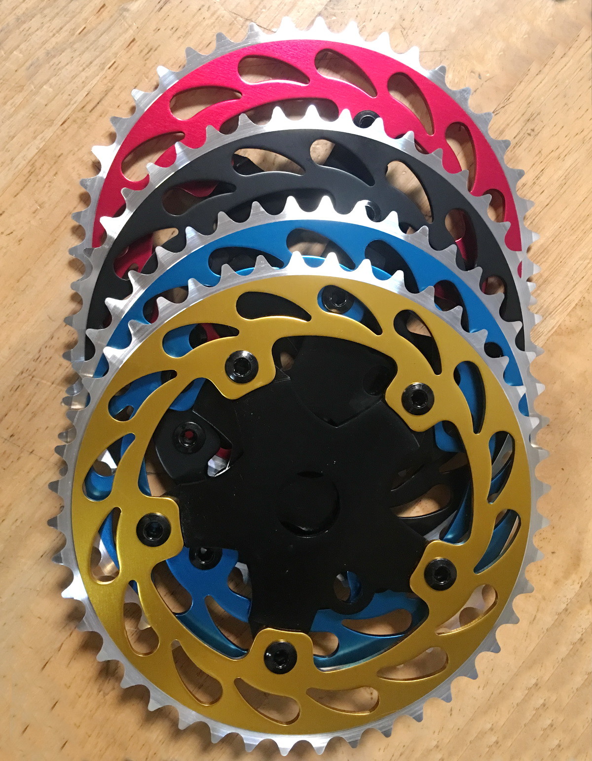 NEW Bicycle ALLOY Sprocket 44T 1/2″x1/8 Chainring BMX Cruiser Bike 4 Colors