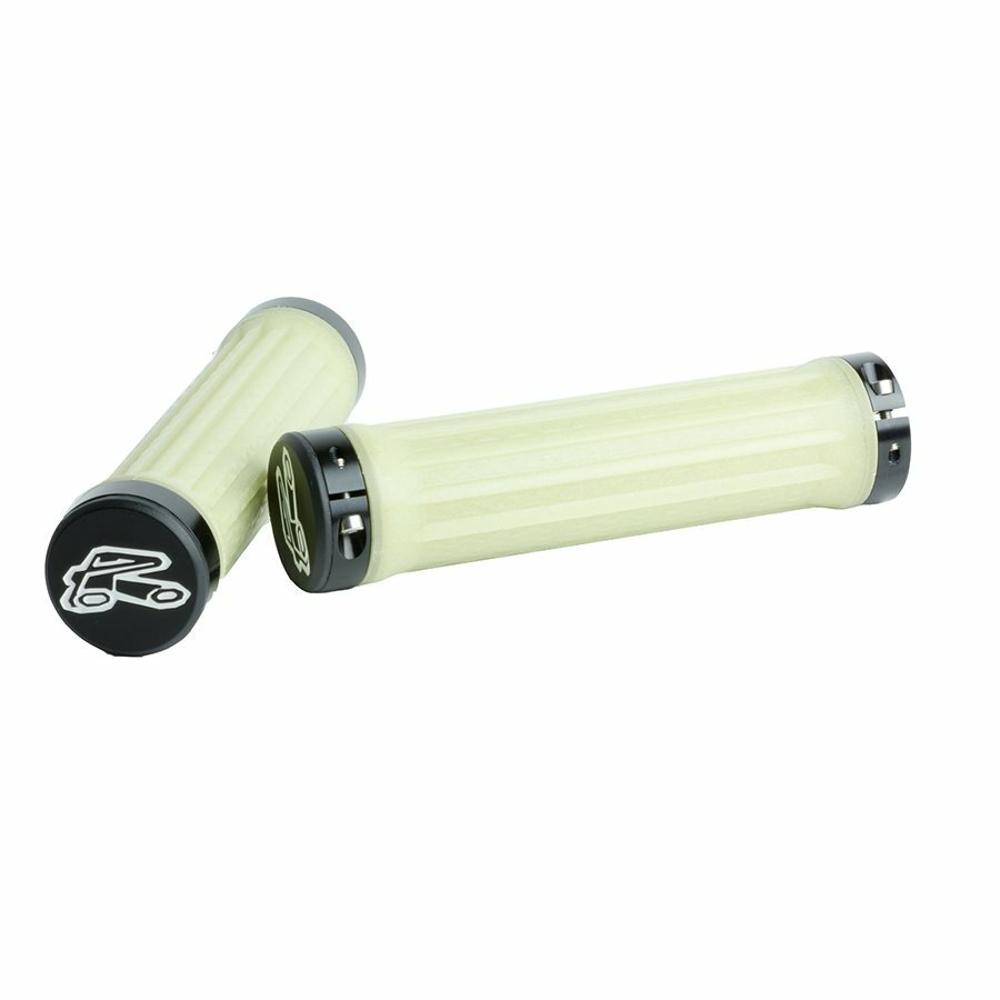 Renthal Traction Lock-On Handlebar Grips 130mm Cream Mountain MTB Bike