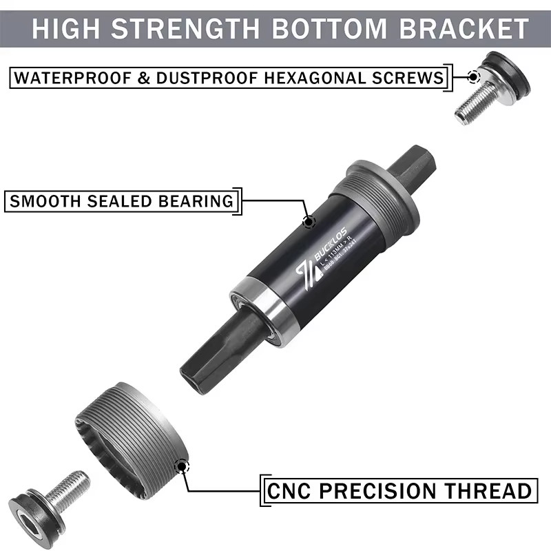 Bike Bottom Bracket BSA BB68 Sealed Bearing Bicycle Square Threaded Bottom Brack