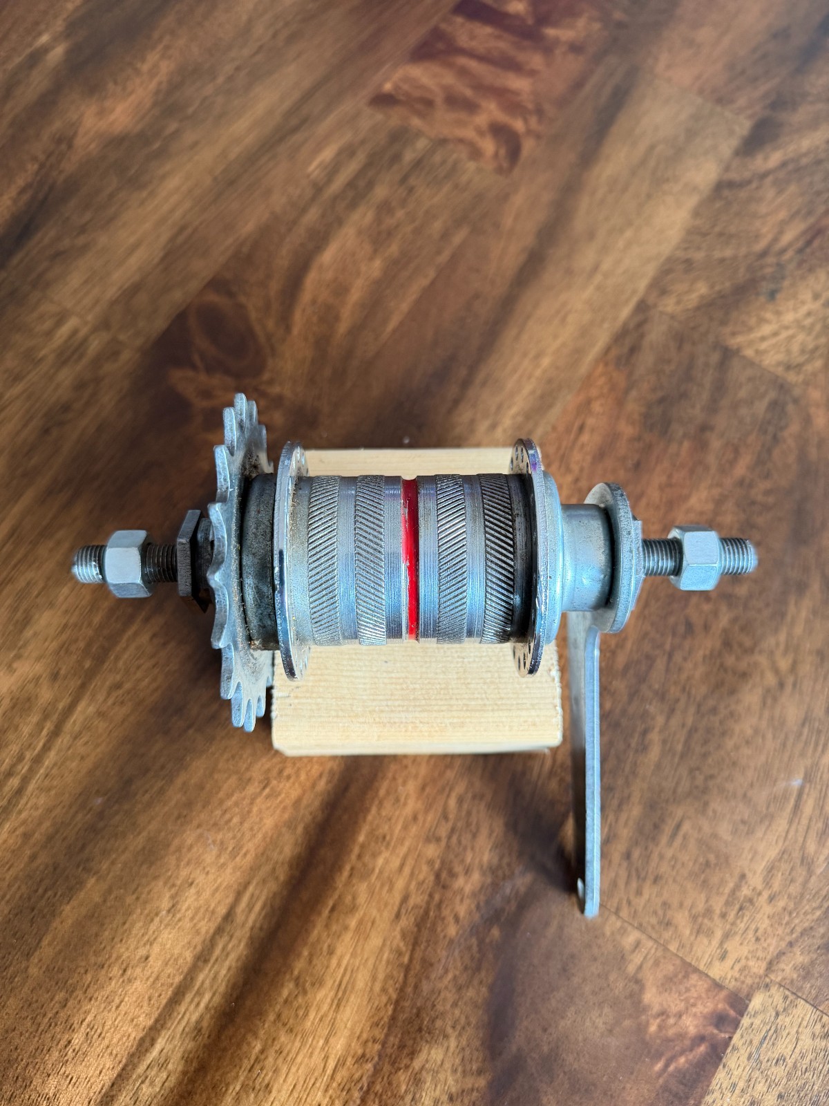 Old School Bendix Red Stripe 36h Rear Coaster Brake Hub