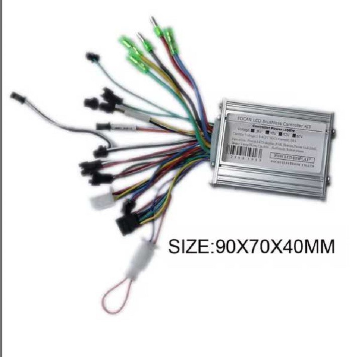 Focan GZ3 LCD Display 36V/48V/52V/60V Thumb Throttle With 18A Controller 350W