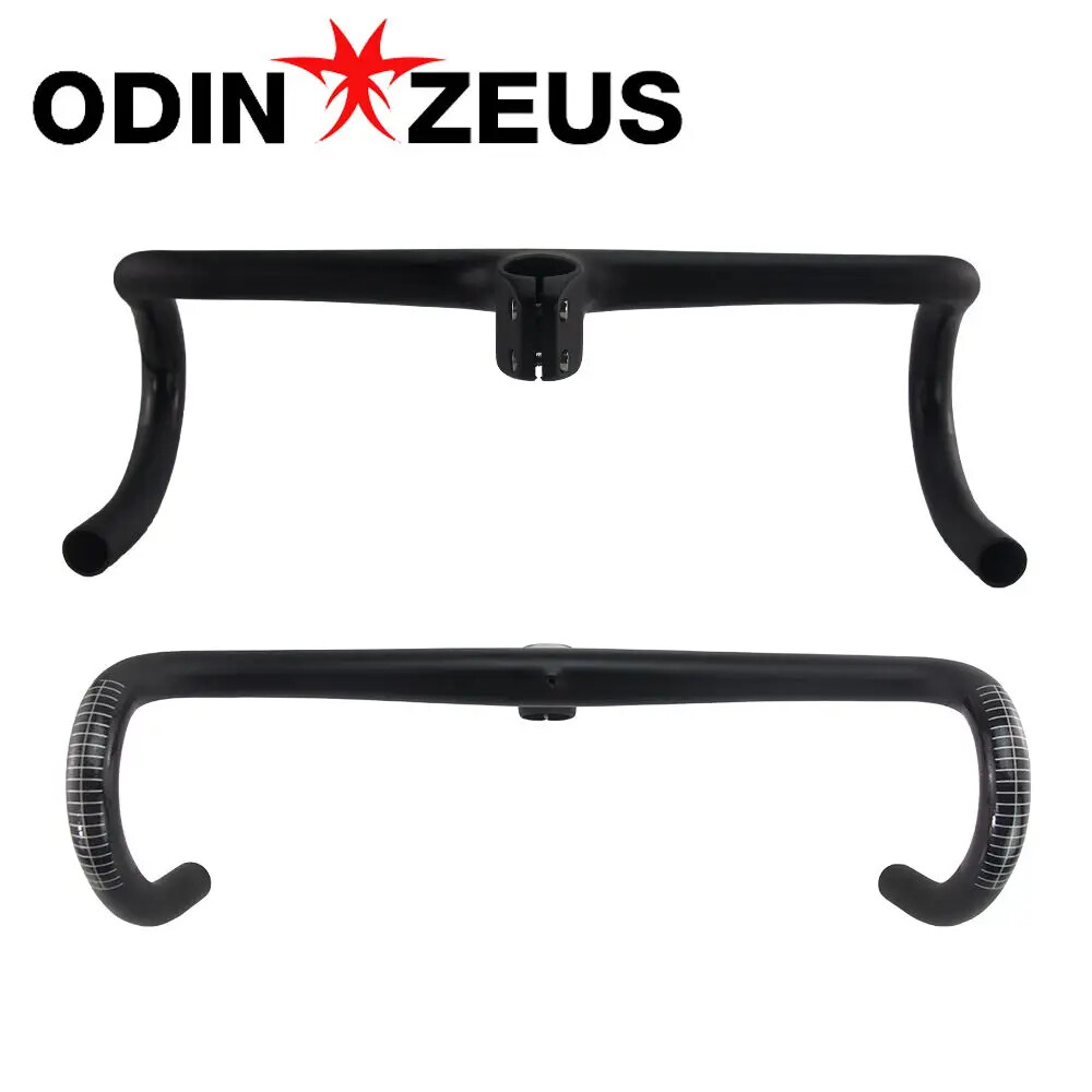 Carbon Fiber Road Alpinist Bike Integrated Handlebar Drop 400/420/440mm Length