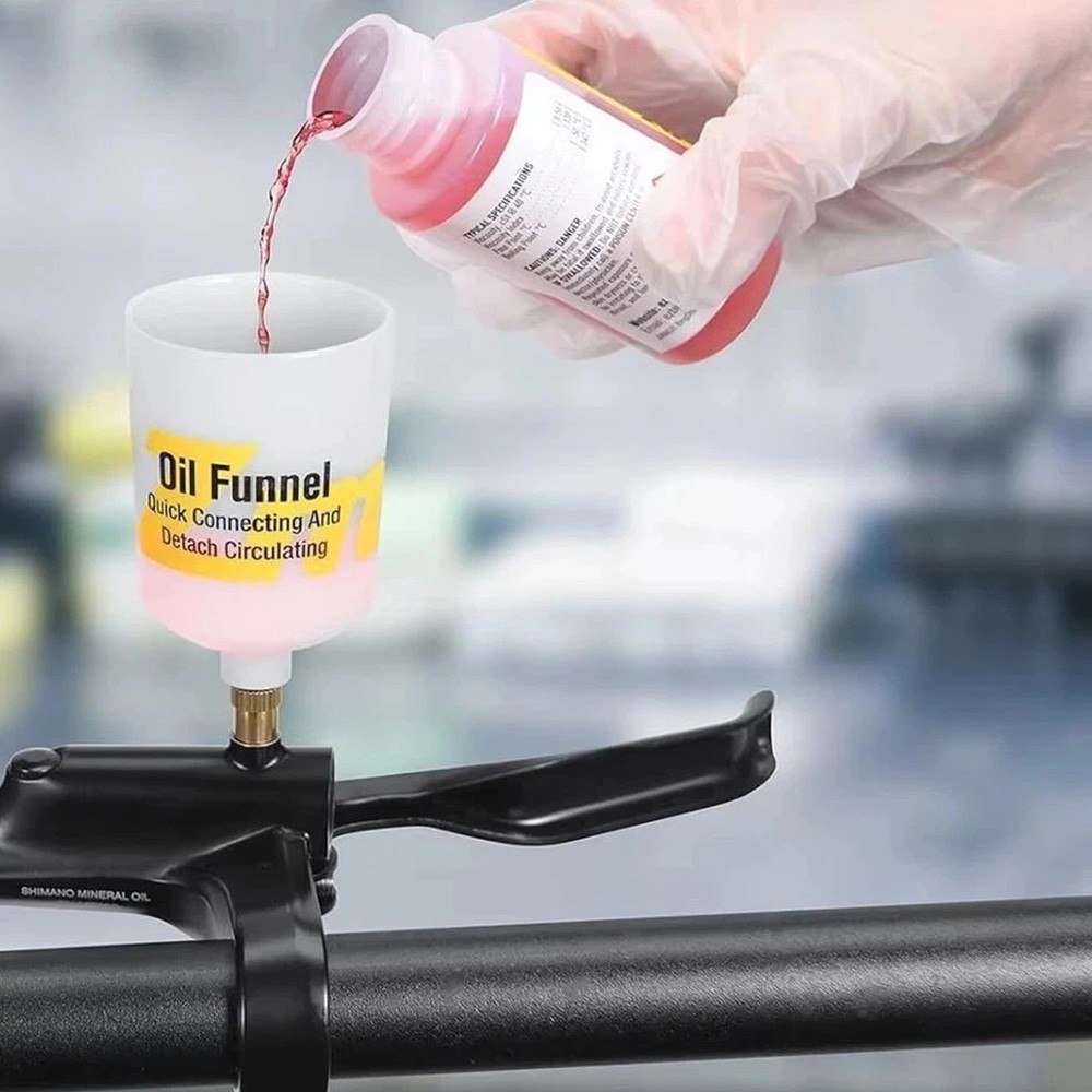 Brake Bleed Kit for Shimano Hydraulic Disc Brakes, Brake Fluid Mineral Oil 60ml