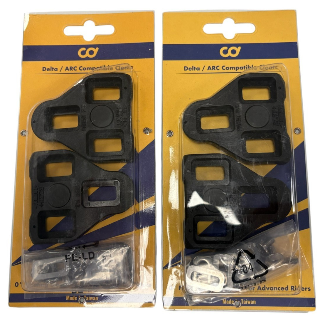 LOT OF 2- CD Bike Bicycle Road Look ARC Delta Compatible Cleats Fixed Peloton