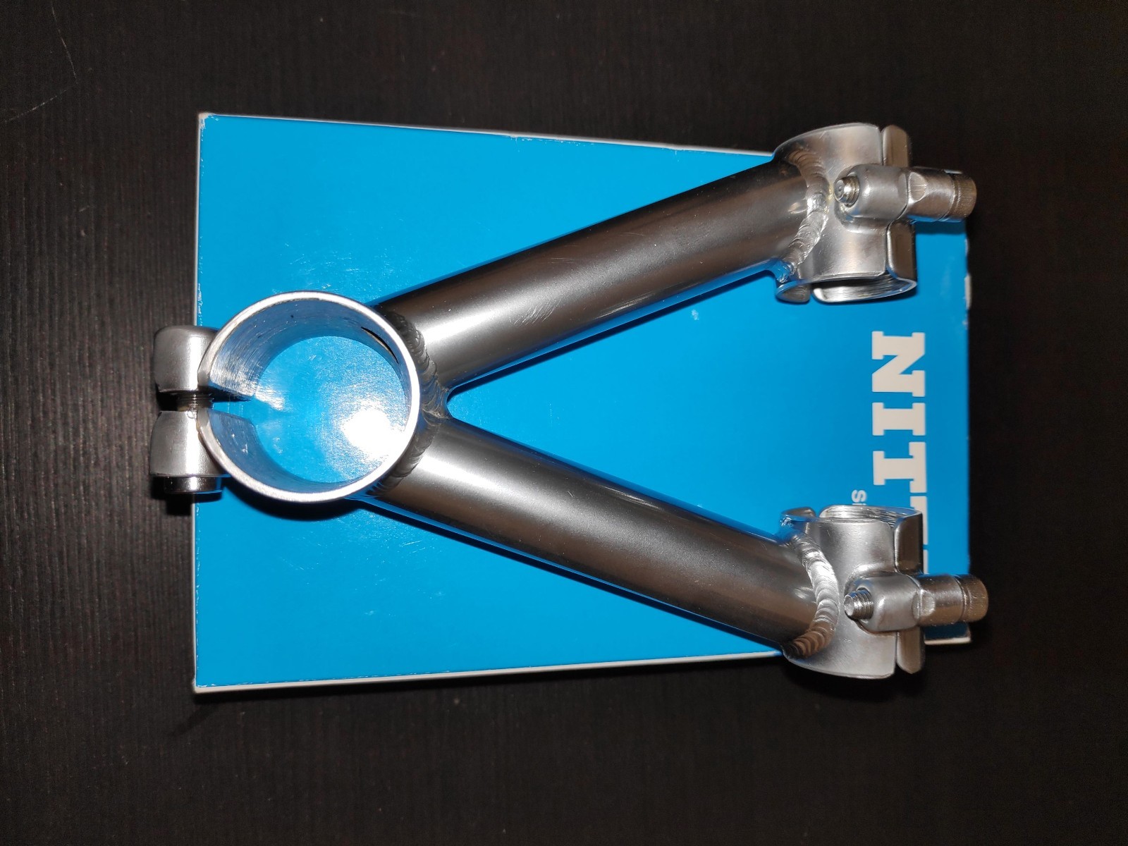 Nitto V4 stem – 100mm – zero degree rise – silver