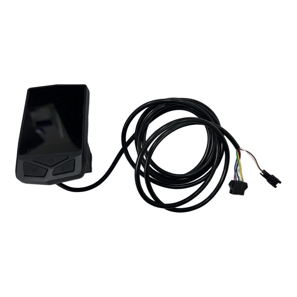 E-Bike Display with Clear LCD Readout DC24V 36V 48V 52V 60V 5-Pin SM Cable