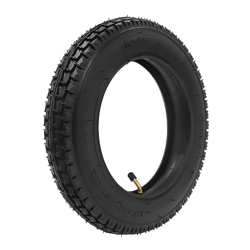 Heavy Duty 12-1/2 x 2-1/4 Tire & Inner Tube Bent Stem 12.5 x 2.25 Electric Bike