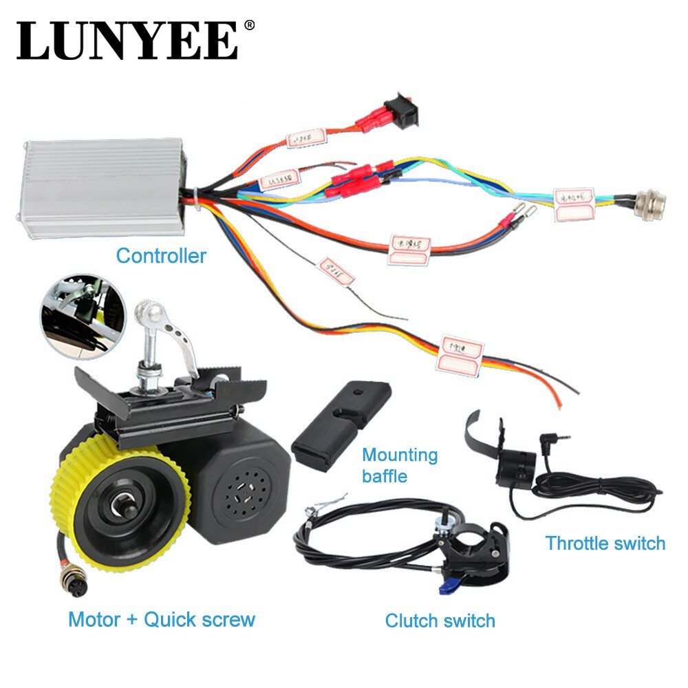 24V36V Bicycle Motor Speed Booster Kit Bicycle Friction Drive DIY Electric Bike