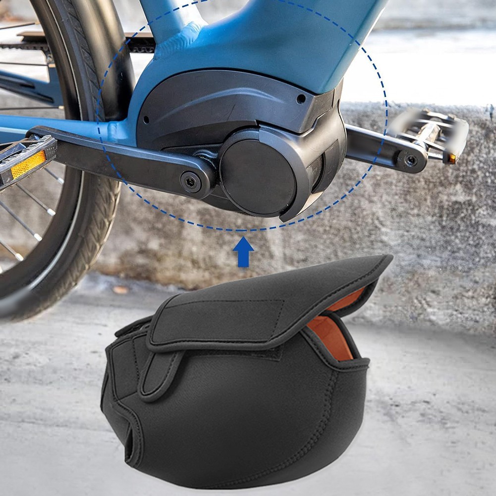 30x20cm Neoprene Cover for Electric Bike Motor Housing Dust and Rain Shield