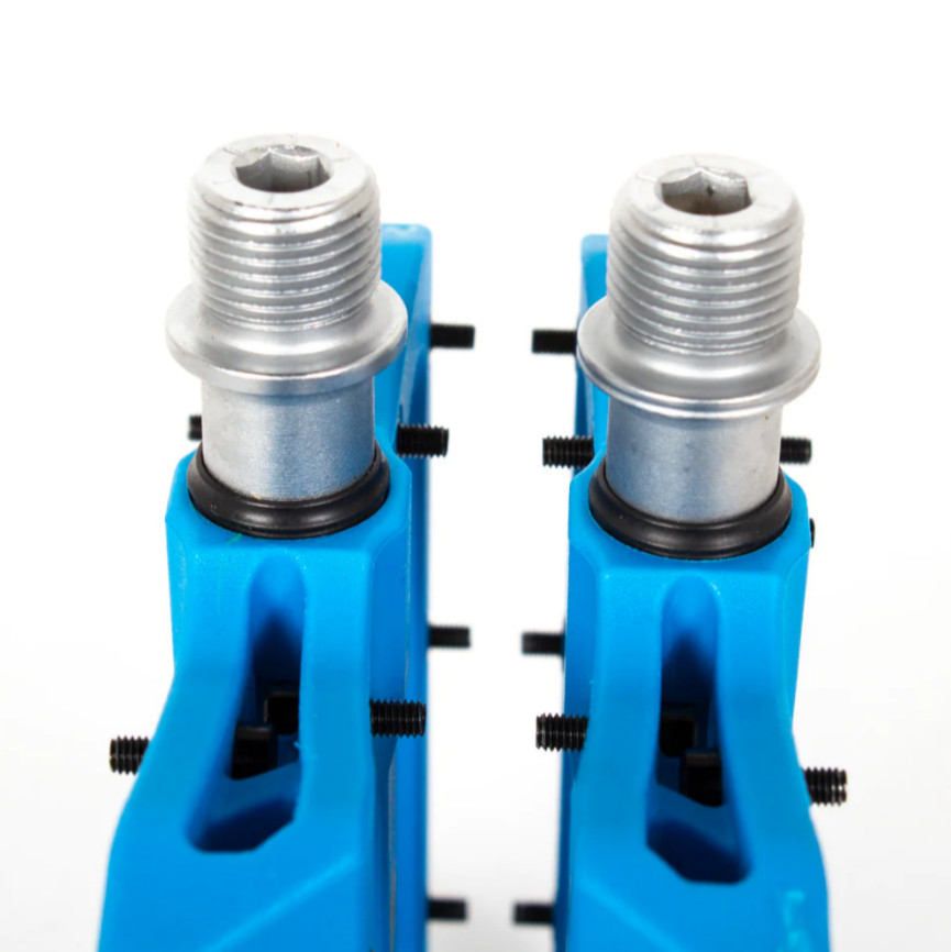Eastern EZRA Flats Plus BMX Pedals – Blue