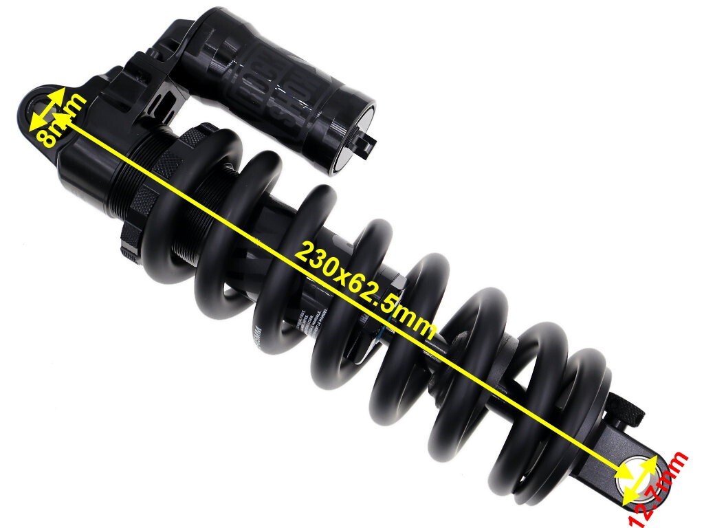2024 RockShox Super Deluxe Coil Select Rear Shock 230×62.5 mm 550 Lb/In