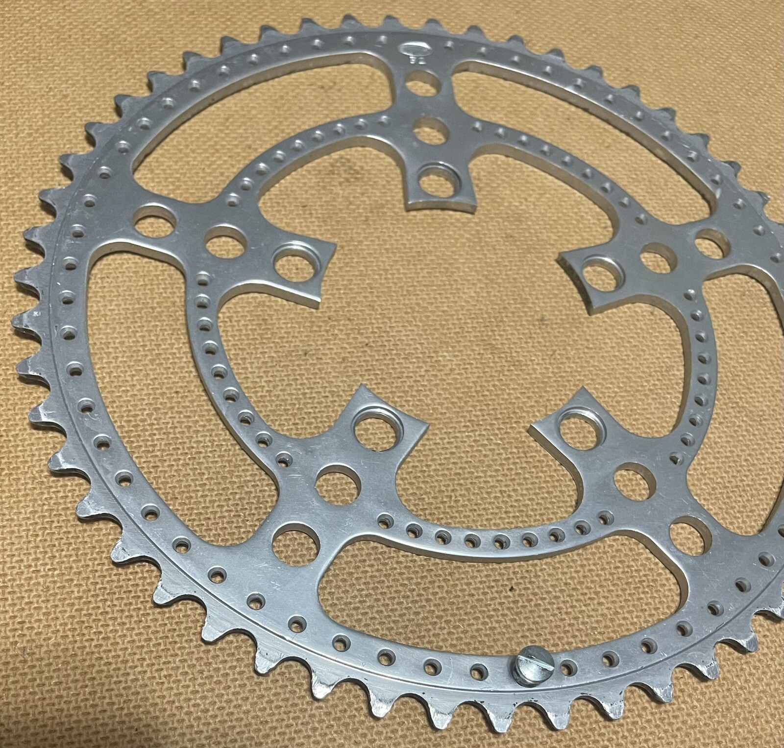 Vintage Stronglight Chainring 52T Drillium 86 BCD