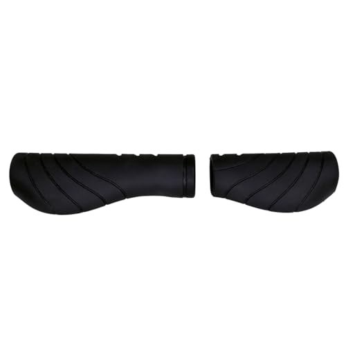 Bicycle Handlebar Grips Ergonomic Recycled 132mm 92mm for Twist Shifters Lock-On