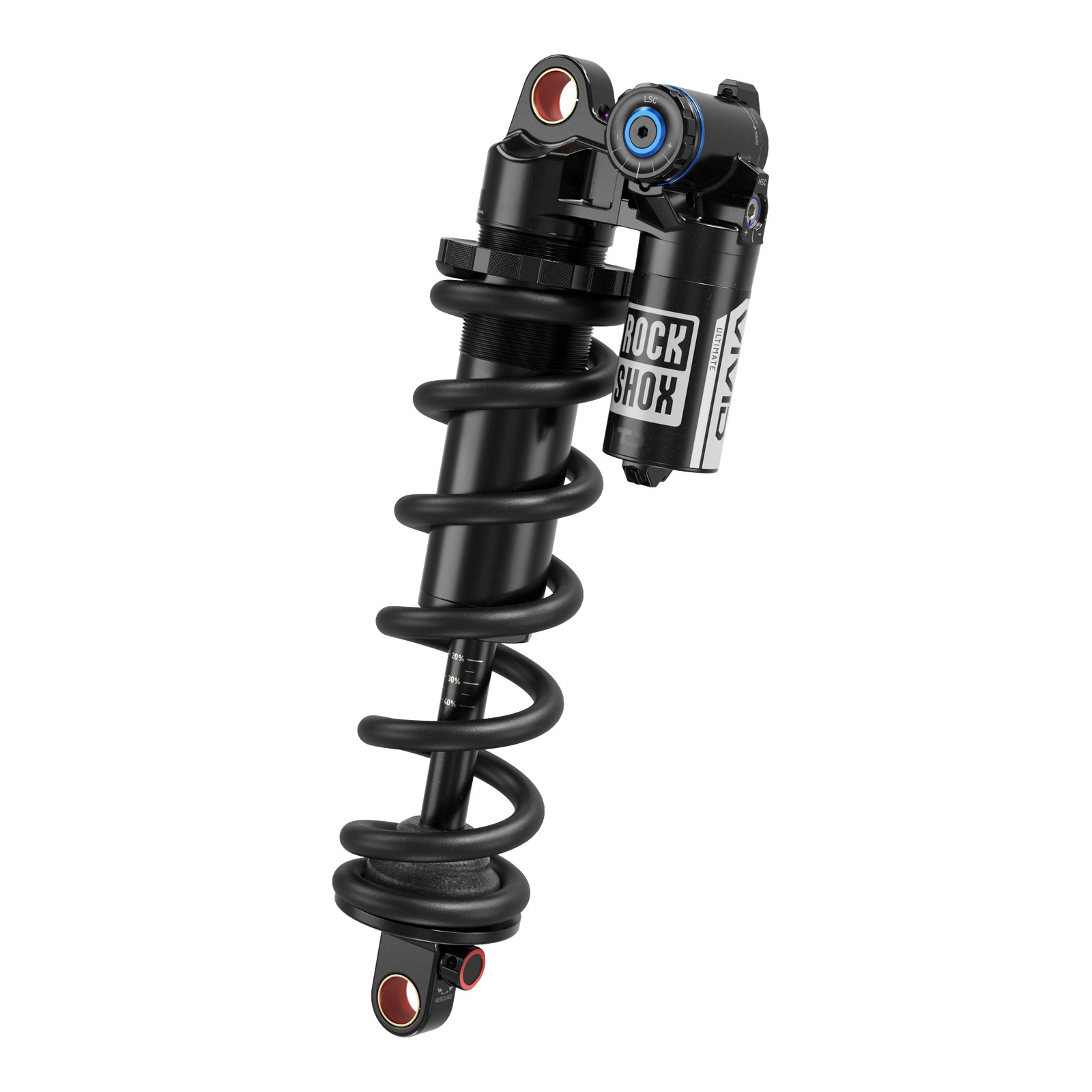 RockShox Vivid Coil Ultimate C1 Rear Shock – Trunnion Mount, 205×60 Coil