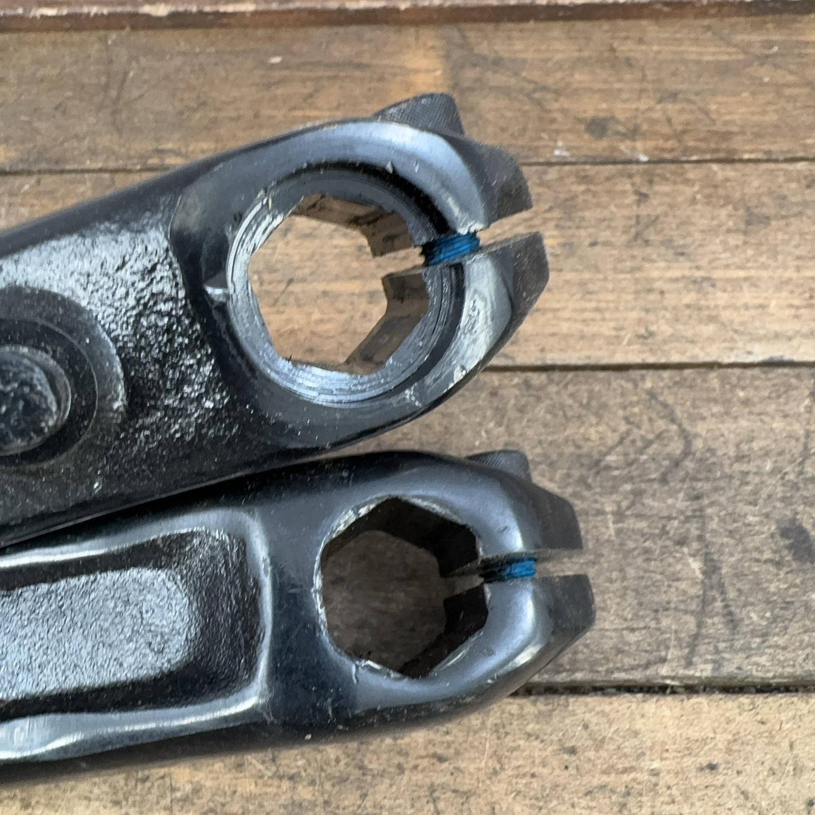 Mongoose BMX Crank Arms 3pc Hex Spindle 6 Side Flat 175 Mm Pair Arms 90s 00s BMX