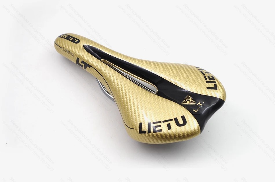 MTB Road Bike Carbon Leather Saddle Cycling Seat Front Cushion Bike Saddle