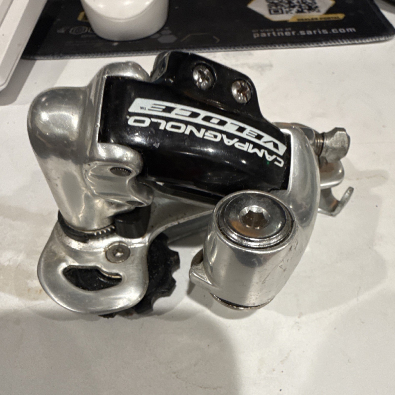 Campagnolo Veloce Rear Derailleur Silver Black Road Bike Hanger Aluminum