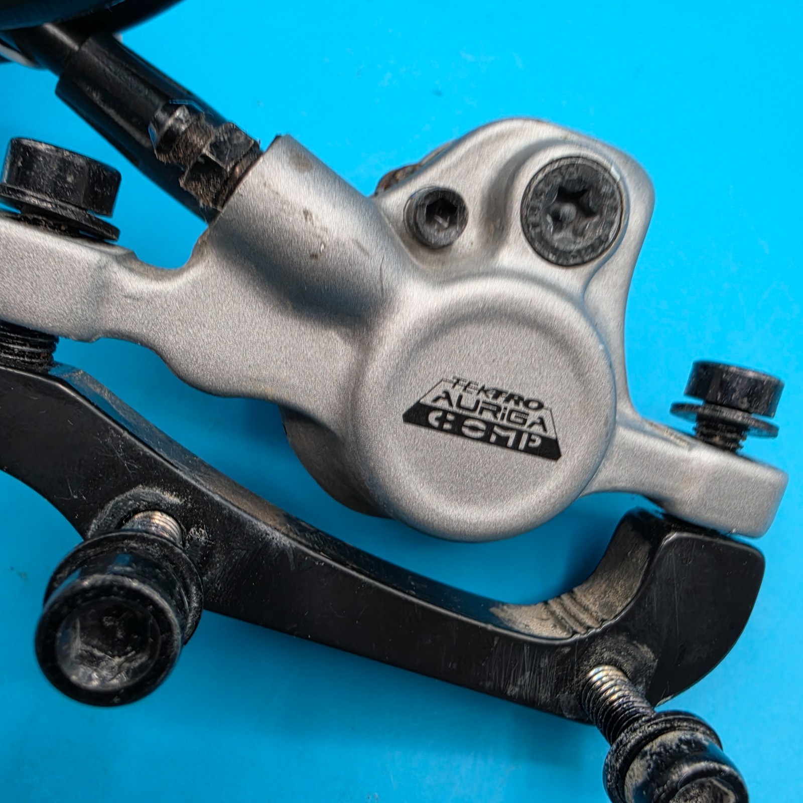 Tektro Auriga Comp Hydraulic Disc Brakeset Working Bled VGC MTB Brakes g20