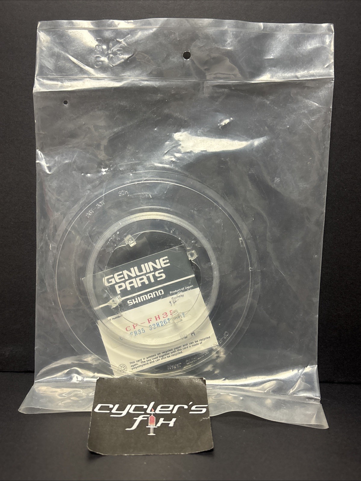 NOS Shimano CP-FH35 Clear 32H Spoke Guard Protector 26-30tooth Road Bike Touring