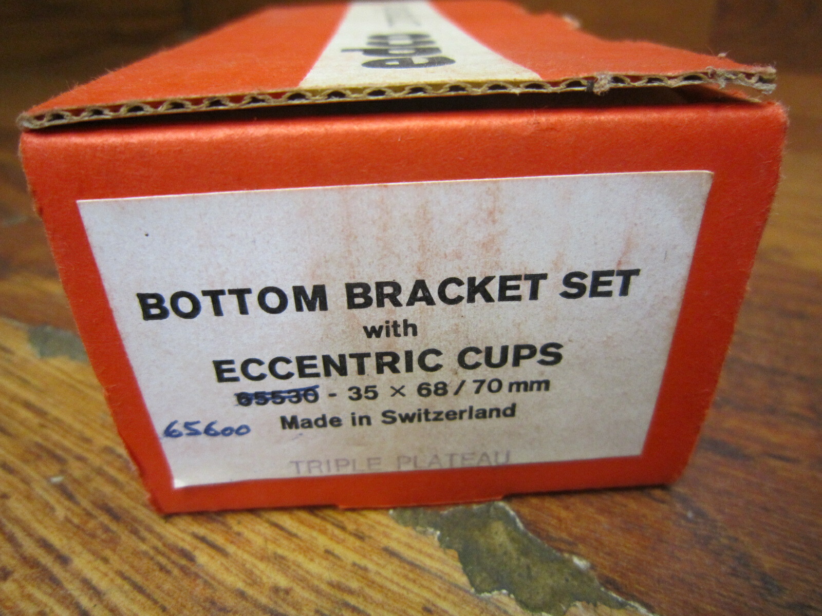 NOS EDCO COMPETITION BMX SEALED SQUARE TAPERED BOTTOM BRACKET CONVERSION 121 KIT