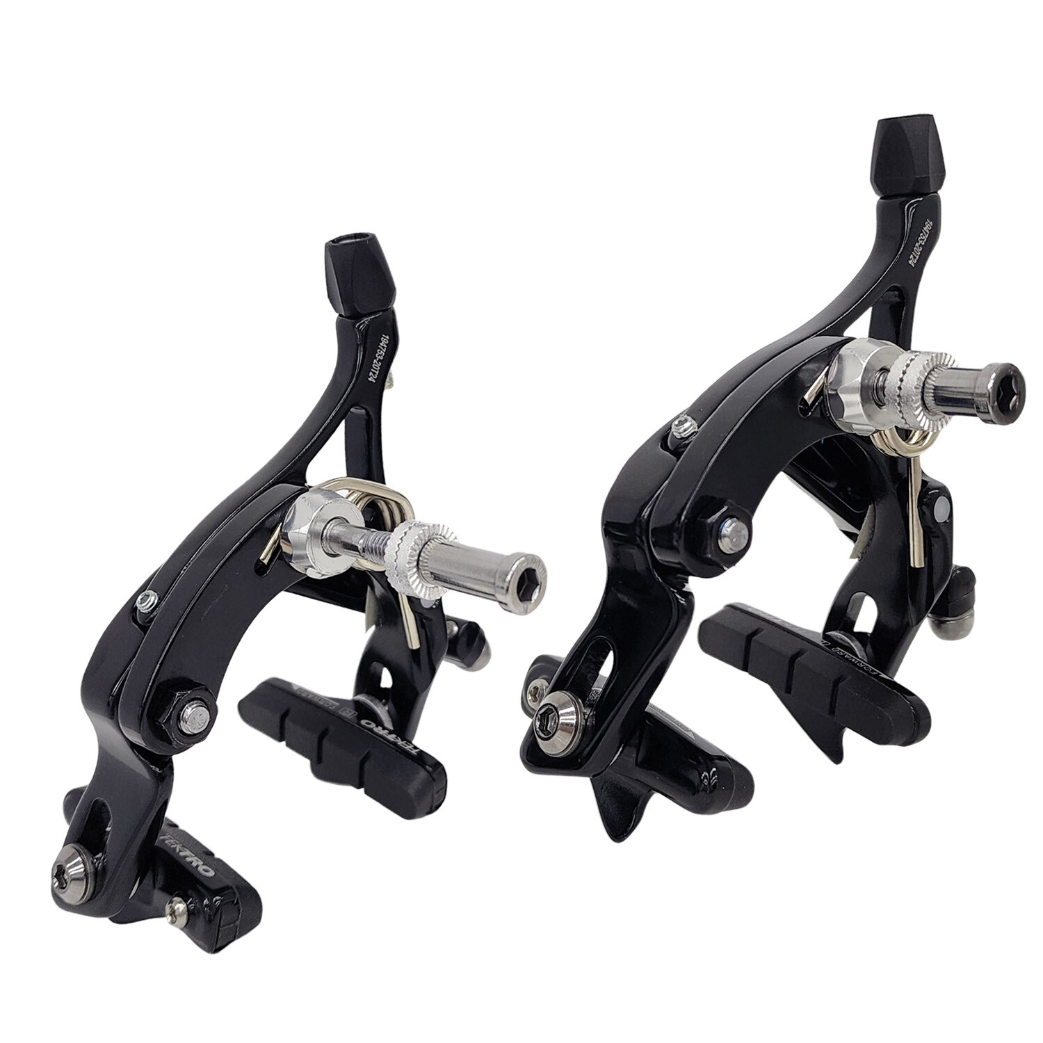 Tektro R539 Caliper Brake Set 47-59mm with QR Recessed Mount , Black