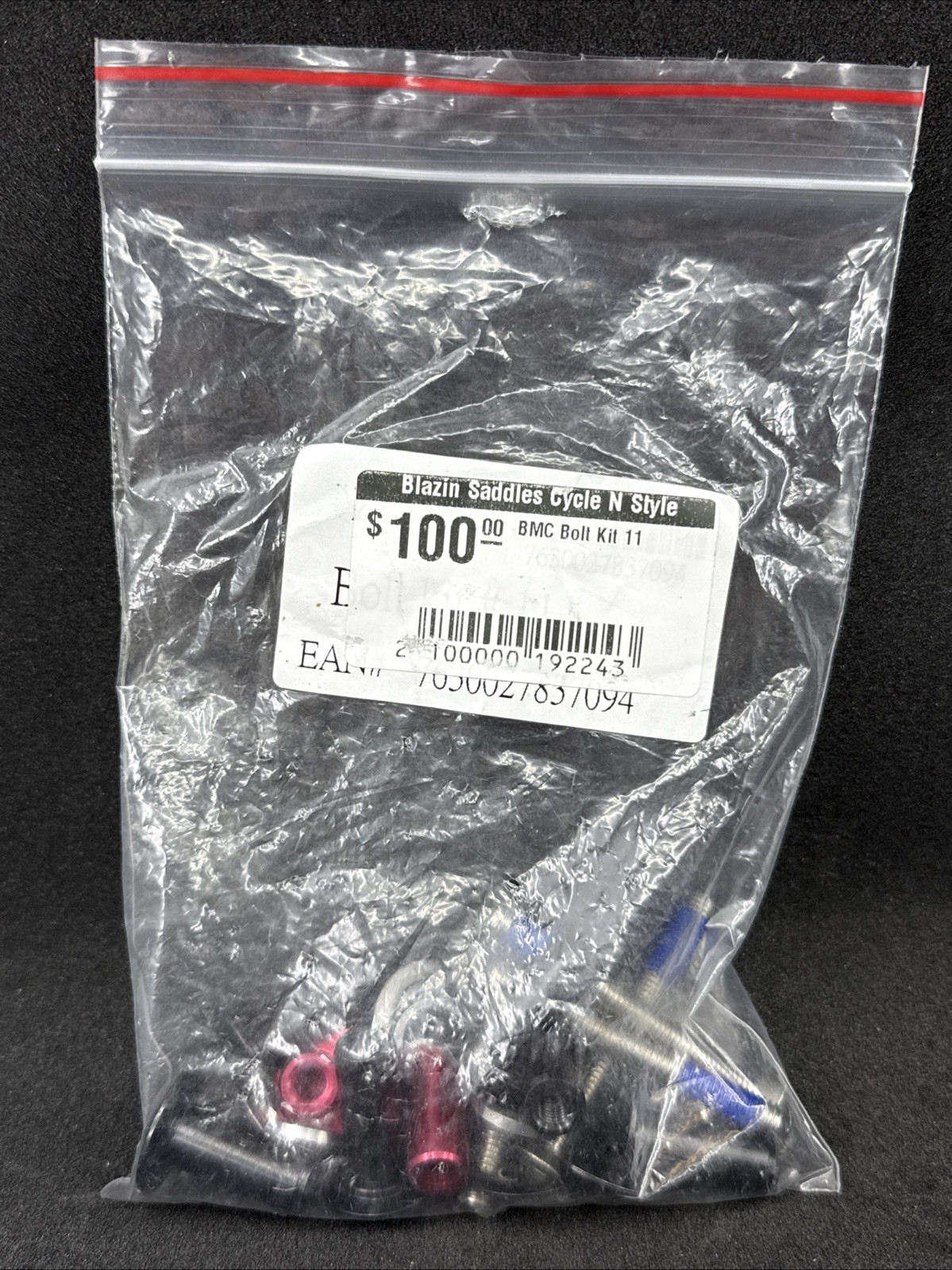 BMC Fourstroke 01 29 Bolt Kit – No 11 Black Part No. 215479 MSRP $99
