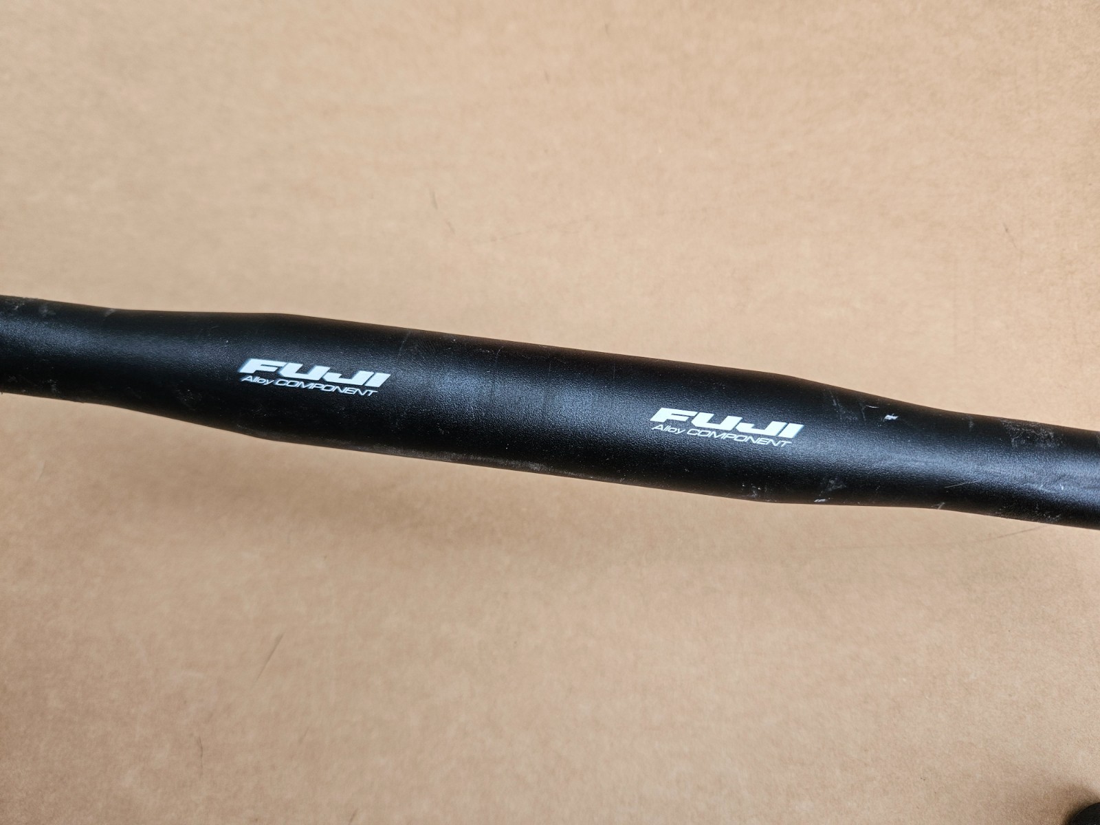 Fuji Aluminum Alloy Road Bike Drop Bars 40cm Wide x 31.8mm Clamp Black