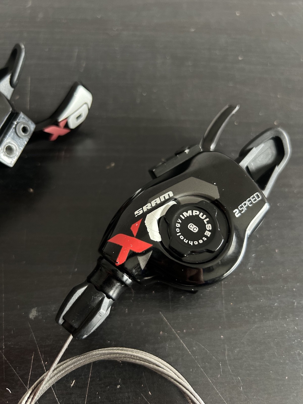 Sram X-0 Trigger Shifters 2x10s Left & Right Shifter Set Black/Red/White