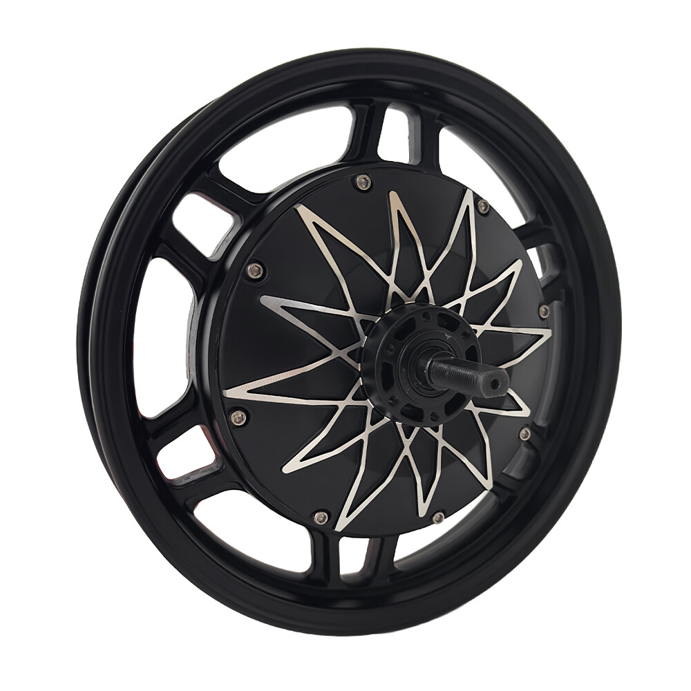 14 Inch 48V 60V 72V Dual Hall Vacuum In-Wheel Hub Motor For Electric Motorbike