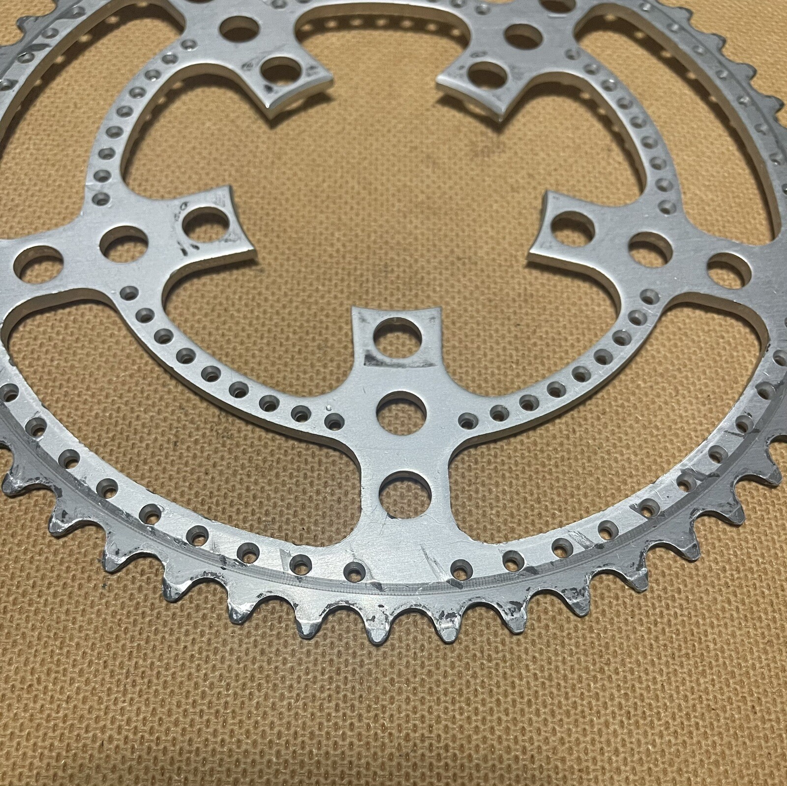 Vintage Stronglight Chainring 52T Drillium 86 BCD