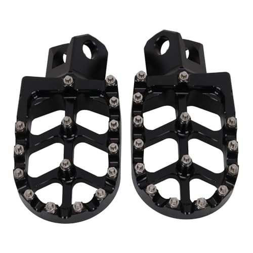 Dirt Bike Foot Pegs CNC Footpegs RM125/250/250Z RMX250 DRZ400/E/S/SM Black