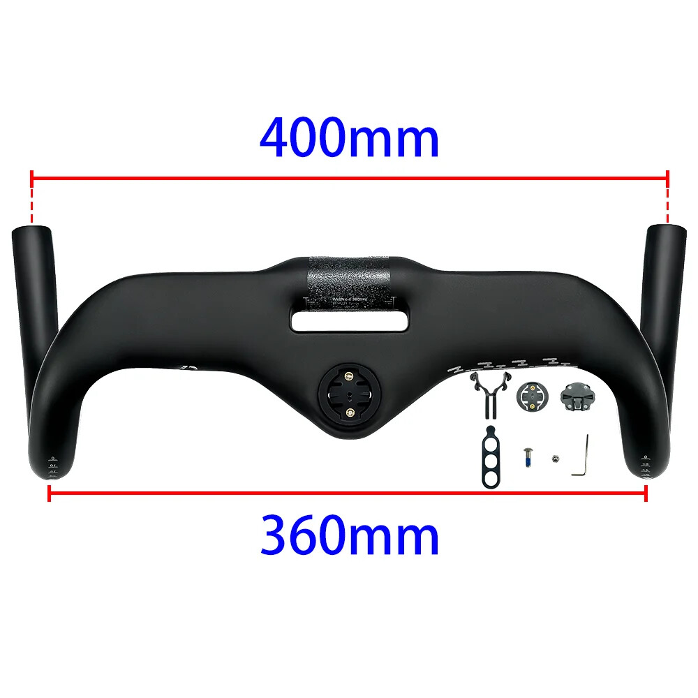Carbon Track Bike Handlebar Full Internal Cable Routing Road Bicycle Handlebars