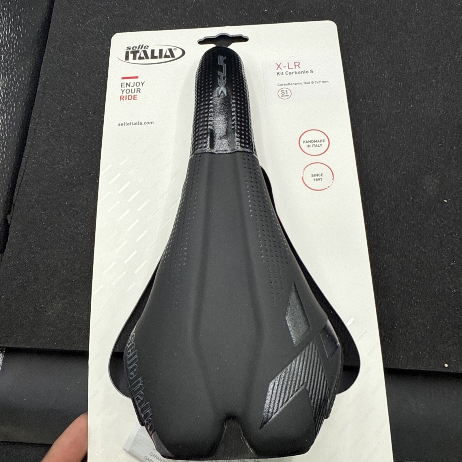 Selle X-lR Carbonio Cycling Saddle Seat S1 Carbon Rails (9419-50)