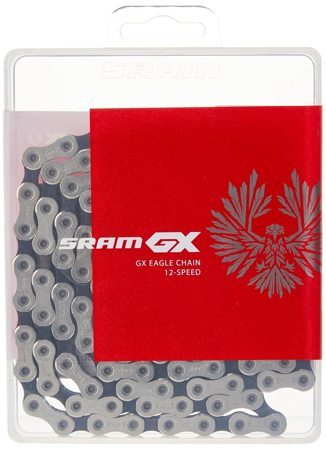 SRAM GX Eagle 12 Speed 126 Links Power Lock Bicycle Chain (00.2518.030.011)