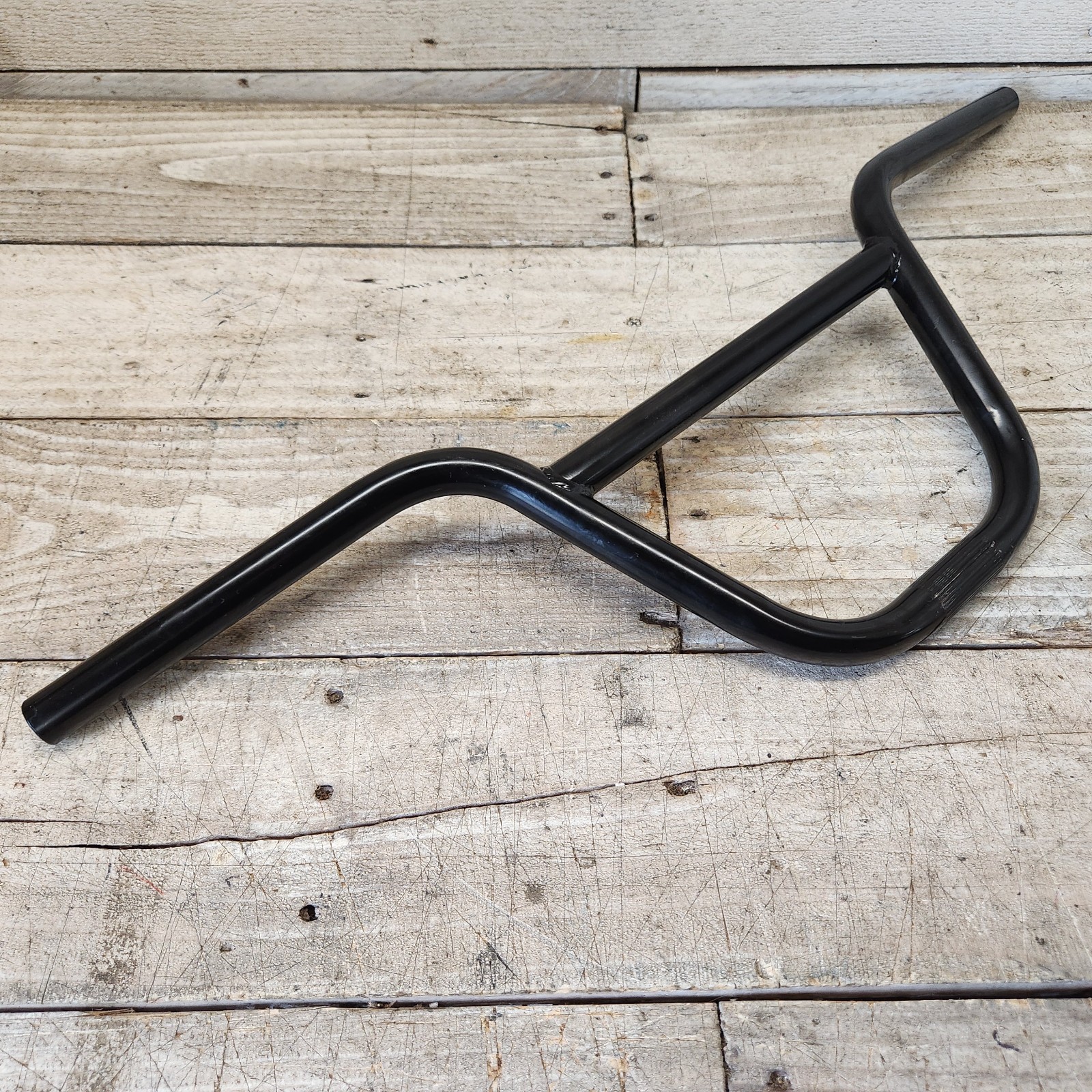 R4 Racing Black Bmx Handlebars Bars 27″x8″ Black 22.2mm Clamp- Mid School Style