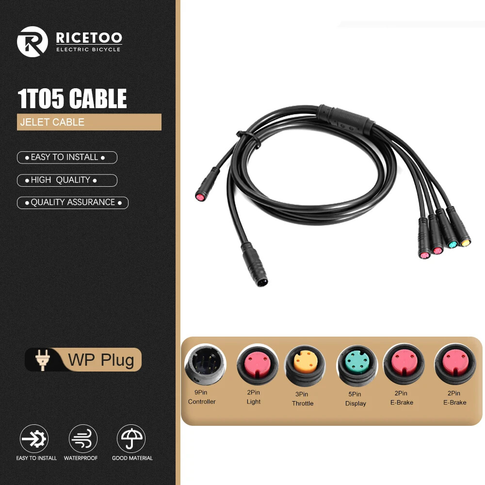 Electric Bike 500W/750W KT-25A Sine Wave Controller Set TF01U LCD Display