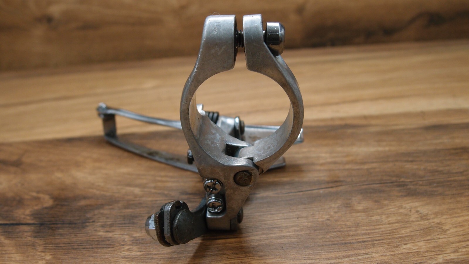 1980s front derailleur Suntour 28.6 mm bottom pull VIA Japan Maeda Ind