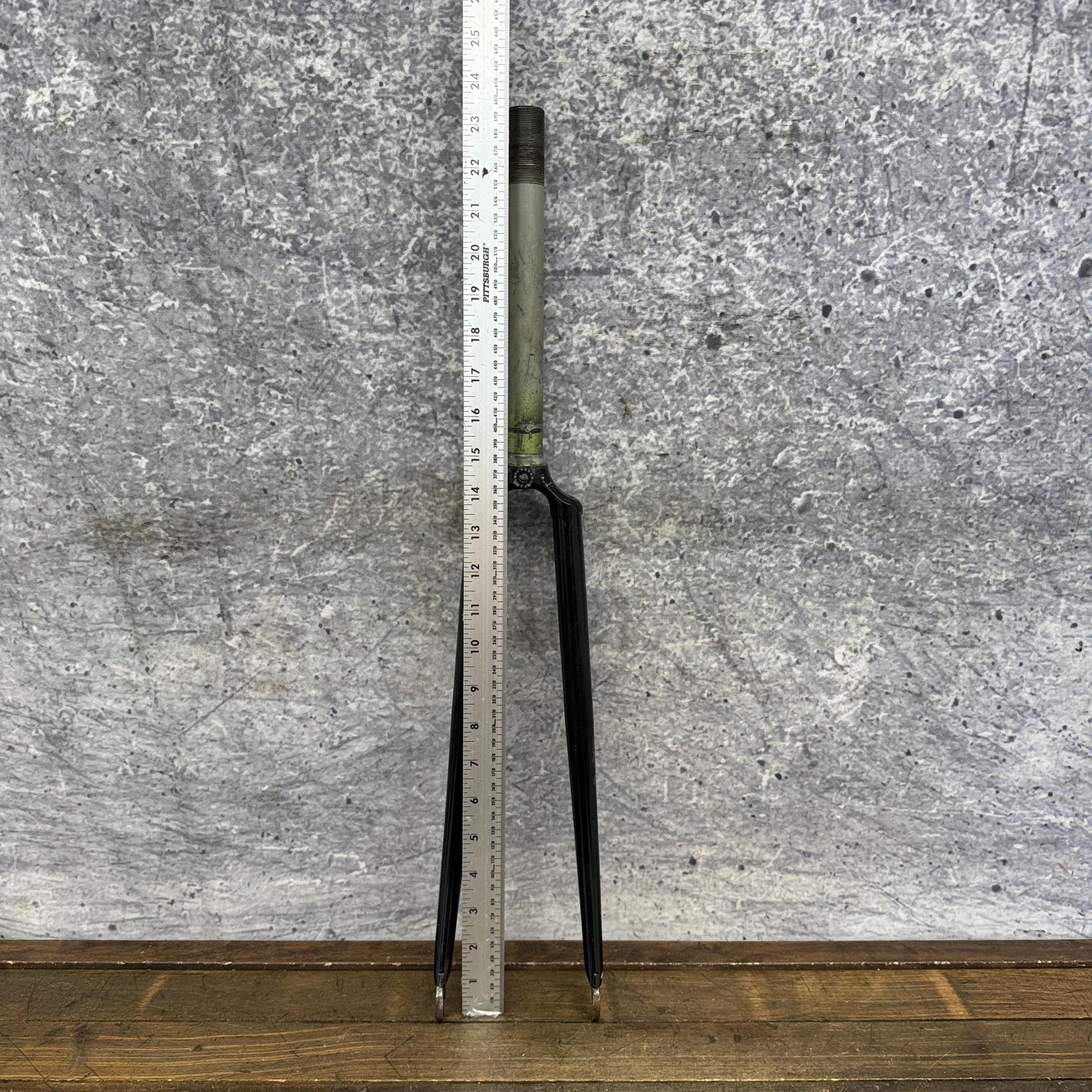 Vintage Puch Road Fork 1 In Threaded 700s Stamped Aero Crown Gipiemme Dropouts
